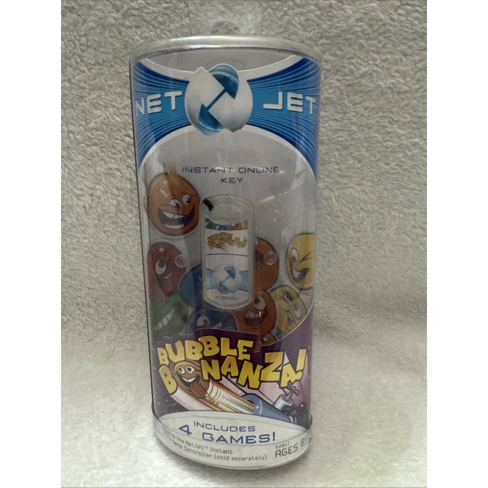 2006 Hasbro Net Jet Bubble Bonanza Instant Online Key 4 Games New